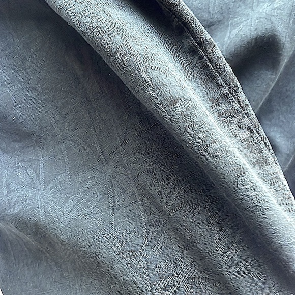 Island Republic 100% Silk Palm Tree Printed Jacquard Button Up Camp Shirt - Picture 11 of 11